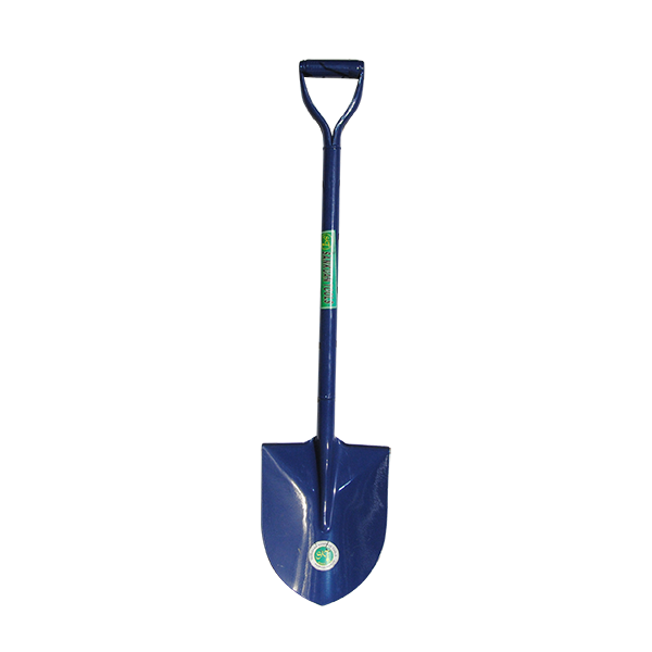 Round Head Shovel with Handle, Steel D-Handle and Medium Duty