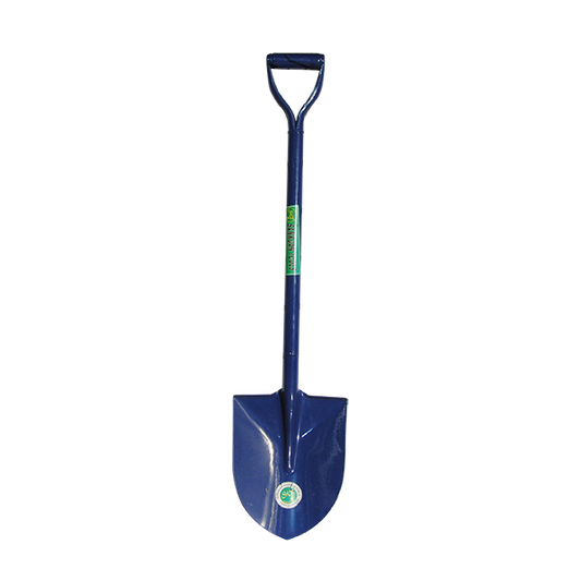 Round Head Shovel with Handle, Steel D-Handle and Medium Duty