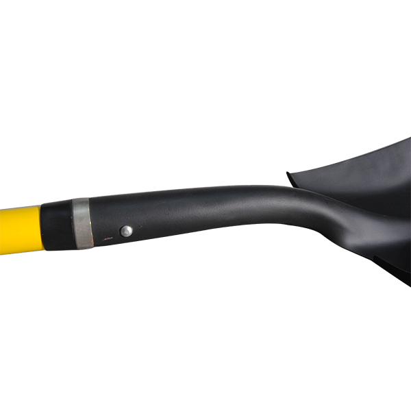 Flat Shovel, Transfer Shovel with D and Heavy Duty Square Head for Landscaping, Gardening, Construction, Snow Shovel and Yard Work, Metal + Wood