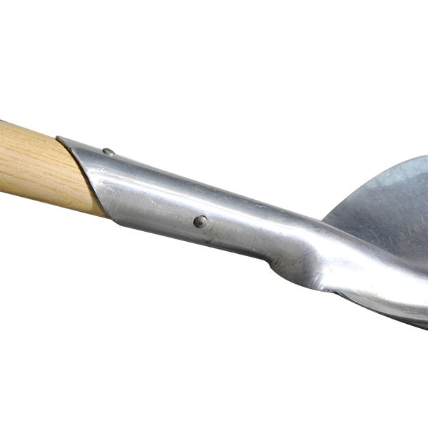 Aluminum Shovel with Wooden Handle, Aluminum Scoop