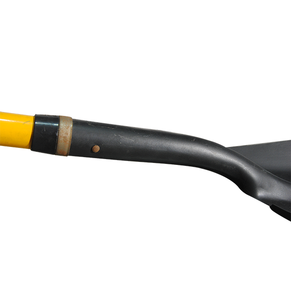 Professional Choice Square Tip Sturdy 54" Fiberglass Handle - Heavy Duty 14 Gauge Steel Head Garden Shovel, Yellow/Black