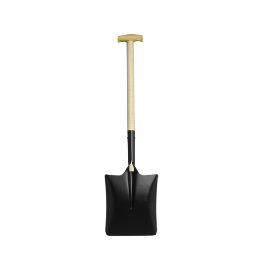Built-in square tip shovel, T-shaped long handle, flat shovel, agricultural shovel tool shovel