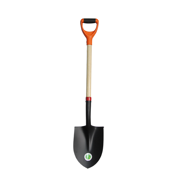 Pointed Digging Shovel, Hardwood Handle, D-Grip, Gardening Shovel, Snow Shovel