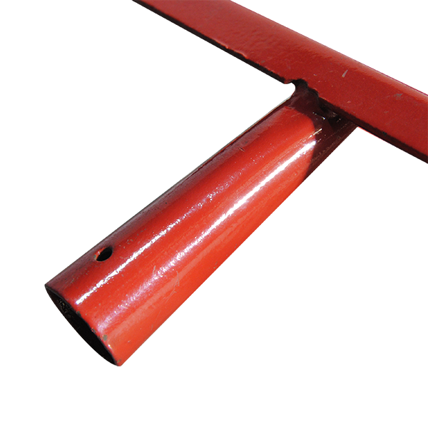 14-tooth Garden Heavy Duty Rake Metal Steel Rake Head Only Without Handle (Red)