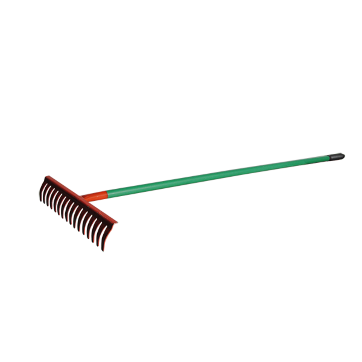 14-tooth Garden Heavy Duty Rake Metal Steel Rake Head Only Without Handle (Red)